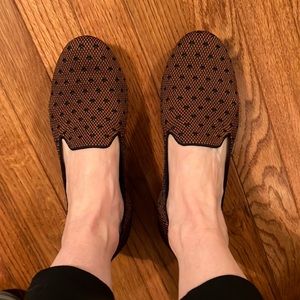Sienna Dot size 10 Rothys loafers.
